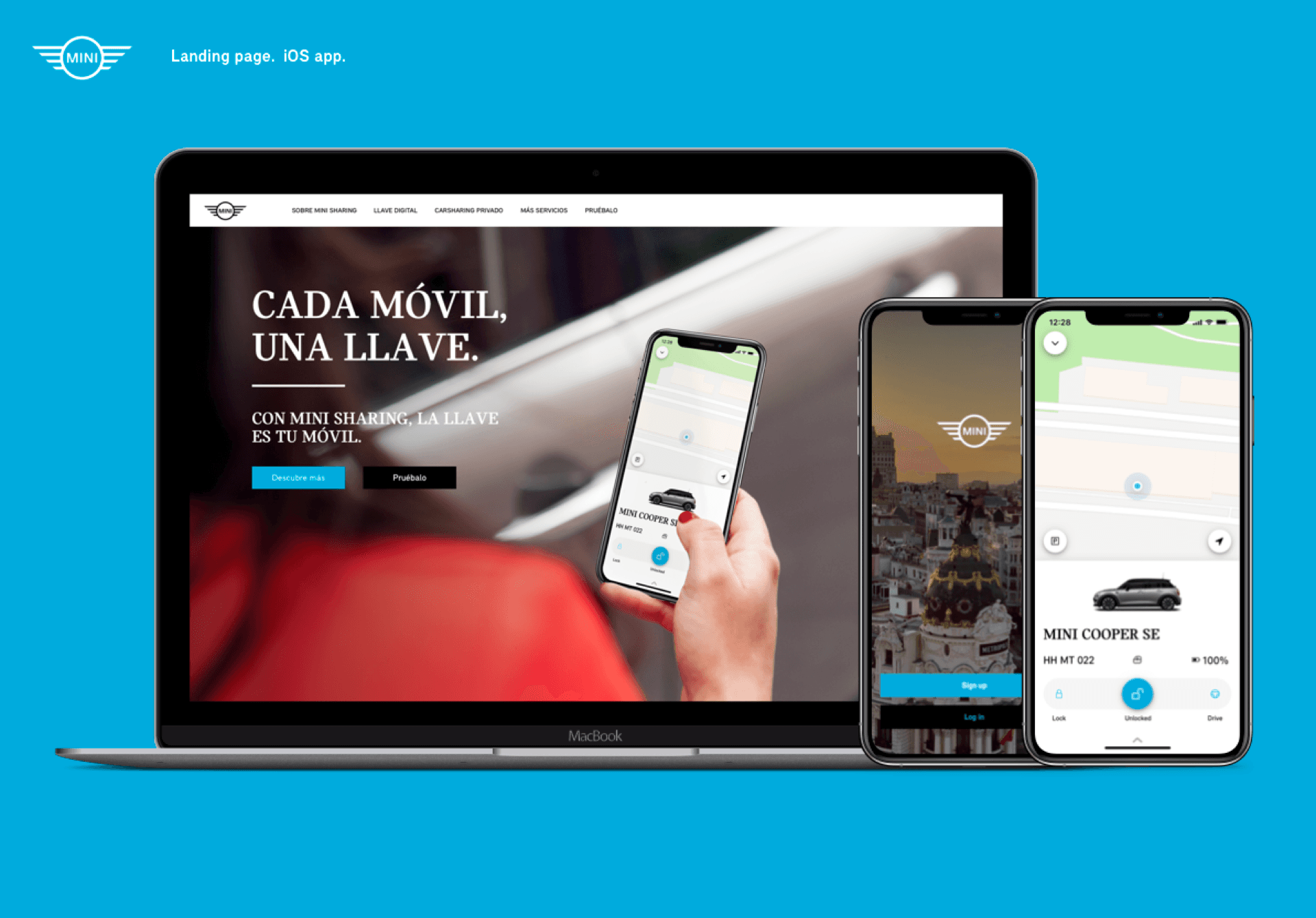 MINI Sharing — Web landing page